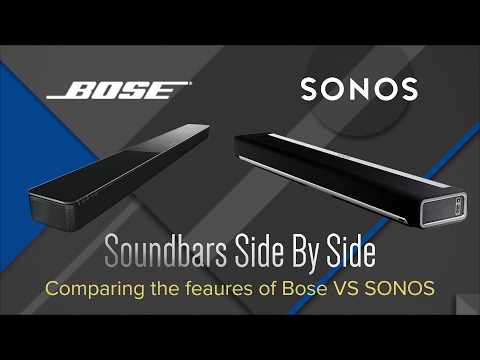 Side by Side: Sonos Playbar and Bose Soundbar ST300SB