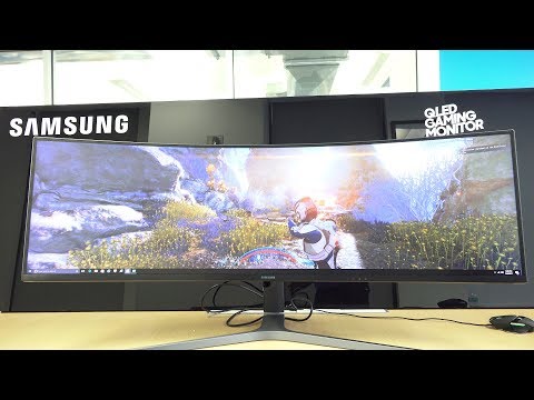 Samsung 49&quot; CHG 90 UltraWide HDR QLED Gaming Monitor: Behemoth!